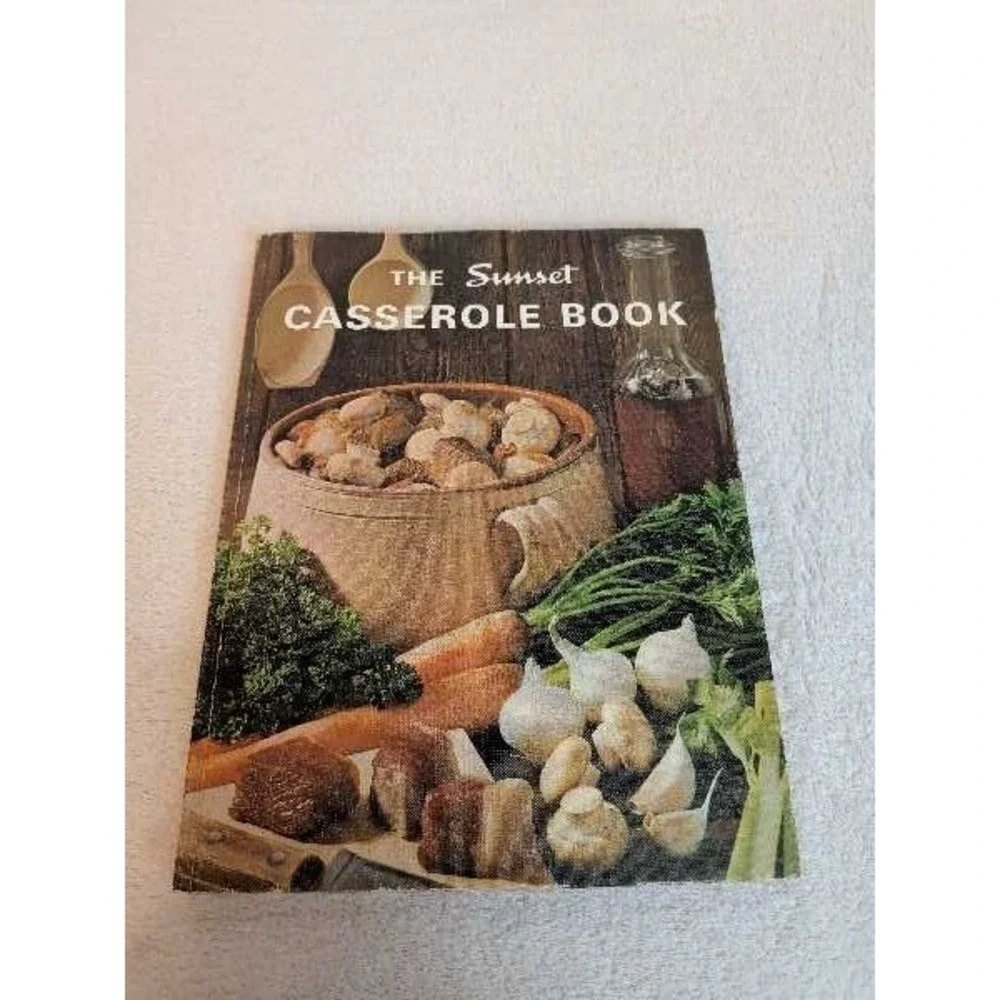 Sunset Casserole Book Vintage Cookbook 1965 Recipes Home Cooking